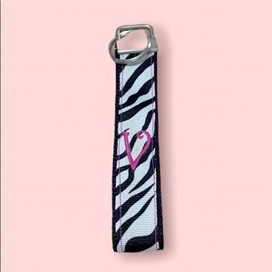 V Initial Keychain